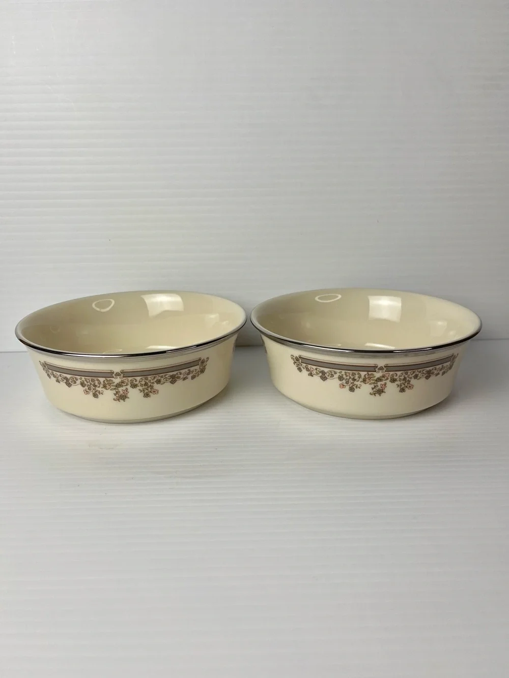 Lenox LACE POINT Coupe Cereal Bowl 5.25